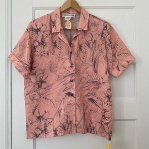 Vintage Glenayr Kitten printed blouse new with tags